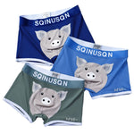 3 Pack Men's Ultra-Soft Breathable Cotton High-Stretch Trunks