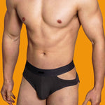 2 Pack Men's Low-Rise Sexy Side-Opening Briefs