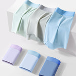 4-Pack Men's Stretch Fit Anti-Odor Seamless Ice Silk Trunks