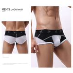 3 Pack Men's Nylon Mesh Breathable U-Pouch Trunks