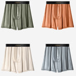 2 Pack Men's Antibacterial Breathable Loose Fit Soft Home Shorts