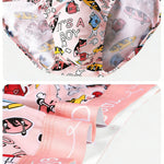 4 Pack Men's Antibacterial Cotton Breathable with Trendy Print Briefs