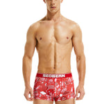 2 Pack Men's Supportive Pouch Anti-Chafing Comfy Waistband Soft Trunks
