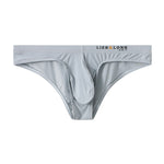 4 Pack Men's Ice Silk Low-Rise Big Pouch Sexy Comfortable Bikini
