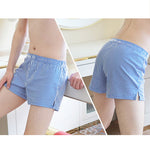 4 Pack Men's Side Slit Design Mid-Rise & Comfortable Home Shorts