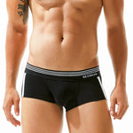 Men's Slim-Fit Cotton Trunks - Low Rise & Lifting Support