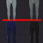 Men's High Waist Plus Fleece Cotton Warm Pants with  with Fly