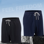 Men's Solid Quick-Dry Built-in Breathable Mesh Liner Travel-Friendly Sporty Board Shorts