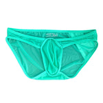 2 Pack Men's Ice Silk Breathable Sexy Low-Rise Anti-Odor Briefs