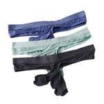 3 Pack Men's Separate Pouch Design Quick-Dry Soft Touch Thongs