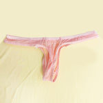 2 Pack Men's Sexy Semi-Transparent Thong