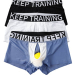 3 Pack Men's Mesh Breathable & Moisture-Wicking Stretch Fabric Trunks