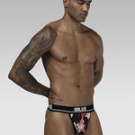 2 Pack Men's Sexy Bold Prints Cooling Lightweight Thong