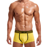 3 Pack Men's Solid Color Odor-Resistant Soft Supportive Pouch Trunks
