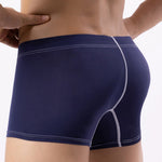 3 Pack Men's Large Pouch Contrast Binding Trunks