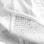 2 Pack Men's Sexy Semi-Sheer Lace Mesh Trunks with Contoured U-Pouch