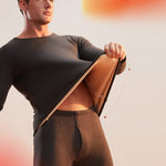 Men's Loungewear-Style Warm-Touch Tag-Free Smooth Soft-Touch Thermal Sets