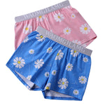 2 Pack Men's Pure Cotton Shape-Retaining Trendy Prints Mid-Rise Boxers Shorts