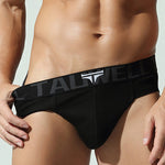 2 Pack Men's Ultra-Soft Cotton Mid-Rise Sporty Cut Seamless Comfort Bikini