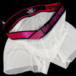 Men's Quick-Dry Semi-Sheer Lightweight Ice Silk Trunks