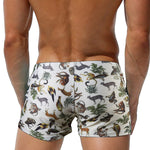 Men's Bold Prints Quick-Dry Fabric Seamless Comfort Swim Shorts & Trunks