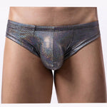 3 Pack Men's Sparkle Thongs in Solid Colors