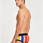 Men's Low-Rise Soft-Touch Fabric Snug Fit Briefs