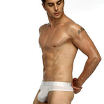 4 Pack Men's Sexy Nylon Low-Rise Comfortable Thong & Strings