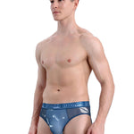 4-pack Men's Sexy Leopard Print Ice Silk Mesh Briefs