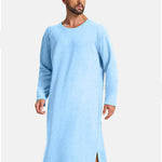 Men's Long-Sleeved Romper Ultra-Soft Seamless Comfort Sleepwear