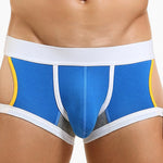2 Pack Men's Soft Cotton Three-Hole Trunks