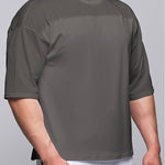 Men's Stretchy Breathable Mesh Short-Sleeve Shirt Sports Running Casual Top T-Shirt