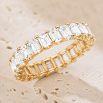 Timeless Square Crystal Zirconia Ring