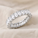 Timeless Square Crystal Zirconia Ring