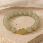 Polished Pearl Cluster Bracelet