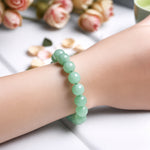 Myanmar Jade Stone Beaded Bracelet
