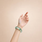 Elite Floating Jadeite Bangle