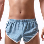 2 Pack Men's Trendy Printed Loose-Fit Moisture-Wicking Boxer Briefs