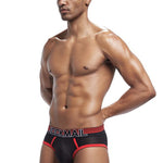 2 Pack Men's Breathable Mesh Luminous U-Pouch Briefs