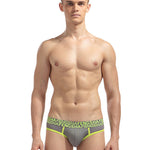 2-pack Men's Breathable Mesh Briefs with U-shaped Convex Pockets