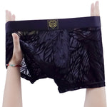 3 Pack Men's Trendy Prints Movement-Friendly Cooling Touch Trunks