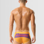 Men's Low-Rise Supportive Fit Quick-Dry Full Coverage Swim Briefs