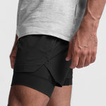 Men's Quick Dry Athletic Shorts With Phone Pockets