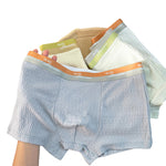 4 Pack Men's Soft-Touch Cotton Antibacterial All-Season Daily Stretch Luxury Trunks