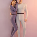 Men's Odor-Resistant Heat-Generating Fleece-Lined Base Layer Thermal Sets