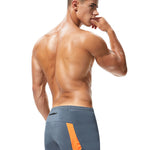 Men's Casual Athletic Shorts with Zipper Pockets and Lining