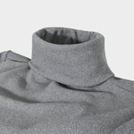Men's Mid-high Collar Warm Cold-proof Long-sleeved Bottoming Shirt