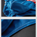 2-pack Men's Sexy Slim Fit Fashion U-convex Bikini
