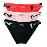 2 Pack Men's Ultra-Soft Modal Seamless Comfort Sporty Cut Stay-Cool Bikini