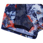 3 Pack Men's Floral Print Antibacterial & High-Stretch Mesh Breathable Trunks